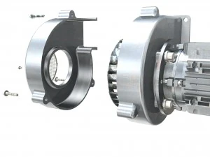 industrial centrifugal blower fan - animated 3D Model