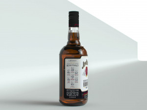 jim beam original bottle with new edition labels 3D 모델