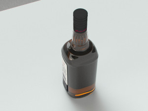 jim beam original bottle with new edition labels 3D 모델