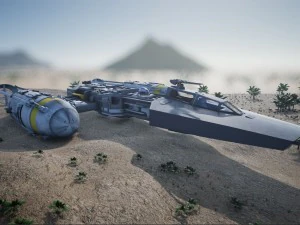 star wars ship 3D Model