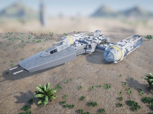 star wars ship 3D Model