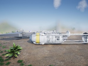 star wars ship 3D Model