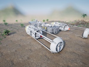 star wars ship 3D Model