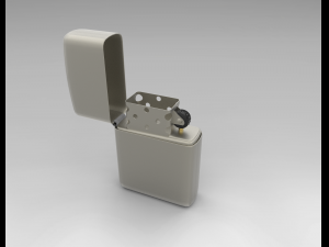 ligther zippo encendedor Model 3D