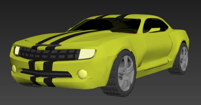chevrolet camaro ss 3D Model .c4d .max .obj .3ds .fbx .stl .blend