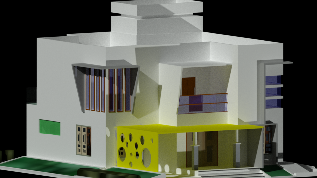 3d house plan arm109 3D 모델 .c4d .max .obj .3ds .fbx .stl .blend 