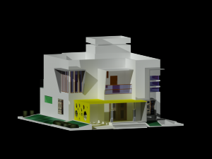 3d house plan arm109 3D 모델