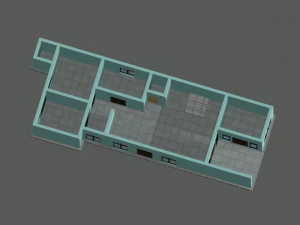 3d house plan arm 3D Model