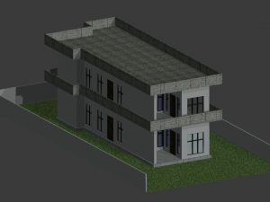 3d house plan arm Modèle 3D