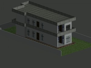 3d house plan arm Modèle 3D