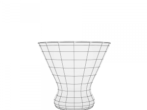 glass series - cocktail glass cosmopolitan 3D Model