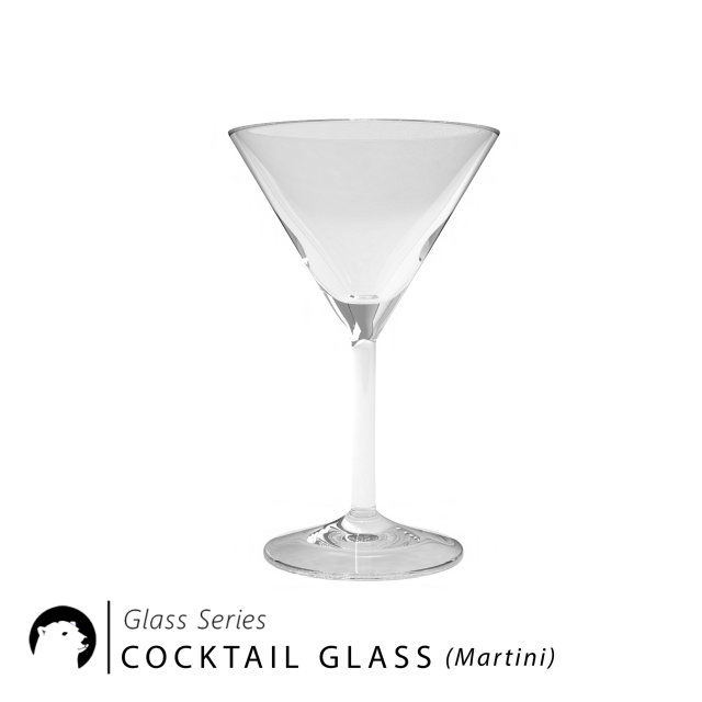 glass series - cocktail glass martini 3D Model .c4d .max .obj .3ds .fbx .stl .blend 