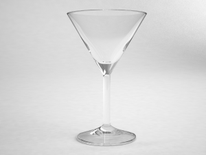 glass series - cocktail glass martini 3D Model