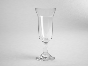 glass series - cordial glass footed 3D 模型