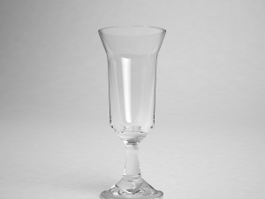 glass series - cordial glass footed 3D 模型