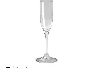 glass series -flute glass 3D Model