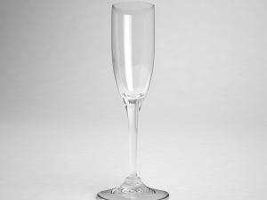 glass series -flute glass Model 3D