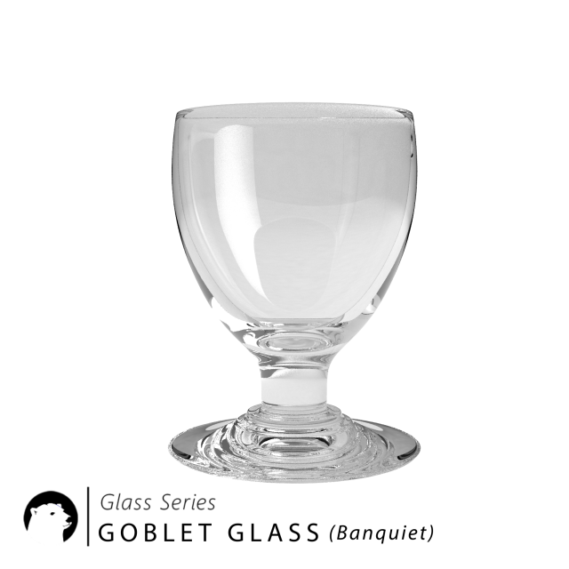 glass series - goblet glass banquiet 3D Model .c4d .max .obj .3ds .fbx .stl .blend 