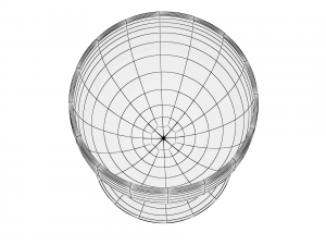 glass series - goblet glass banquiet 3D Model