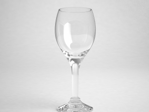 glass series - goblet glass teardrop 3D Model