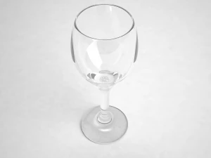 glass series - goblet glass teardrop 3D Model