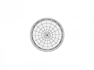 glass series - goblet glass teardrop 3D Model