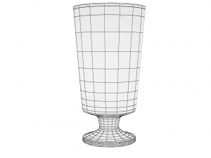 glass series - highball glass footed 3Dモデル