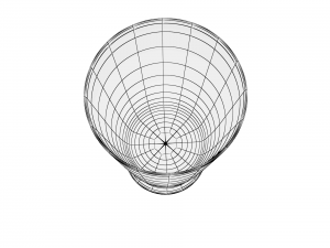 glass series - highball glass footed 3Dモデル