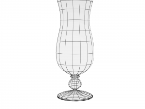 3d glass series - hurricane glass Modello 3D