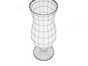 3d glass series - hurricane glass Modello 3D