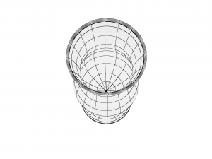 3d glass series - hurricane glass Modello 3D