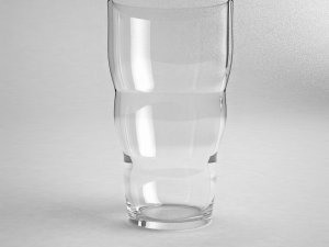 glass series - iced tea double bulge 3D-Modell