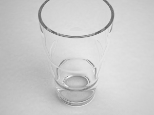glass series - iced tea double bulge 3D-Modell