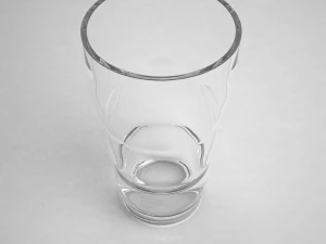 glass series - iced tea double bulge 3D Model