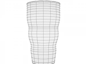 glass series - iced tea double bulge 3D Model