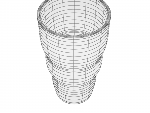 glass series - iced tea double bulge 3D-Modell