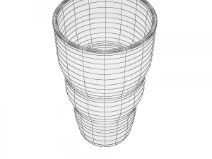 glass series - iced tea double bulge 3D Model