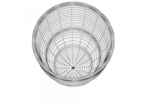 glass series - iced tea double bulge 3D-Modell