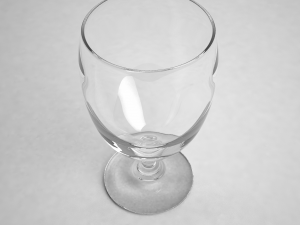 glass series - iced tea glass footed 3D Model