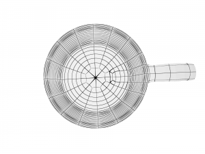 glass series - irish coffee mug footed 3D Model