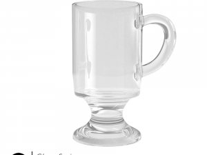glass series - irish coffee mug footed 3D Model