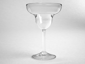 glass series - margarita glass welled 3D 模型