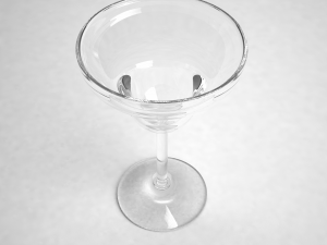 glass series - margarita glass welled 3D 模型