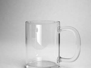 glass series - mug 3D Model
