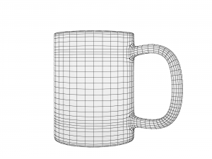 glass series - mug 3D Model