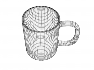 glass series - mug 3D Model