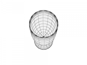 glass series - pilsner glass footed 3Dモデル