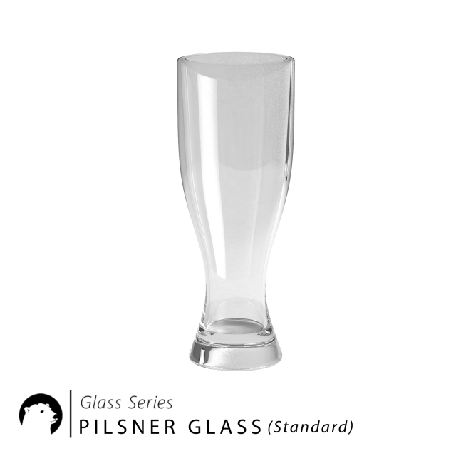 glass series - pilsner glass standard 3D Model .c4d .max .obj .3ds .fbx .stl .blend 