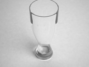 glass series - pilsner glass standard 3D Model
