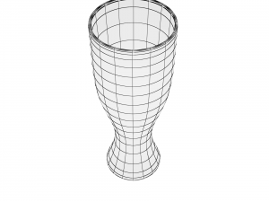 glass series - pilsner glass standard 3D Model